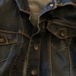 Womens jean jacket size large
